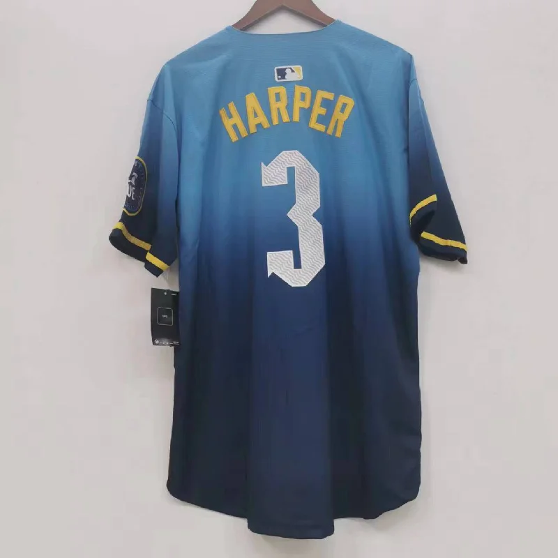 Bryce Harper Philadelphia Phillies Blue City Connect MLB Limited Jersey