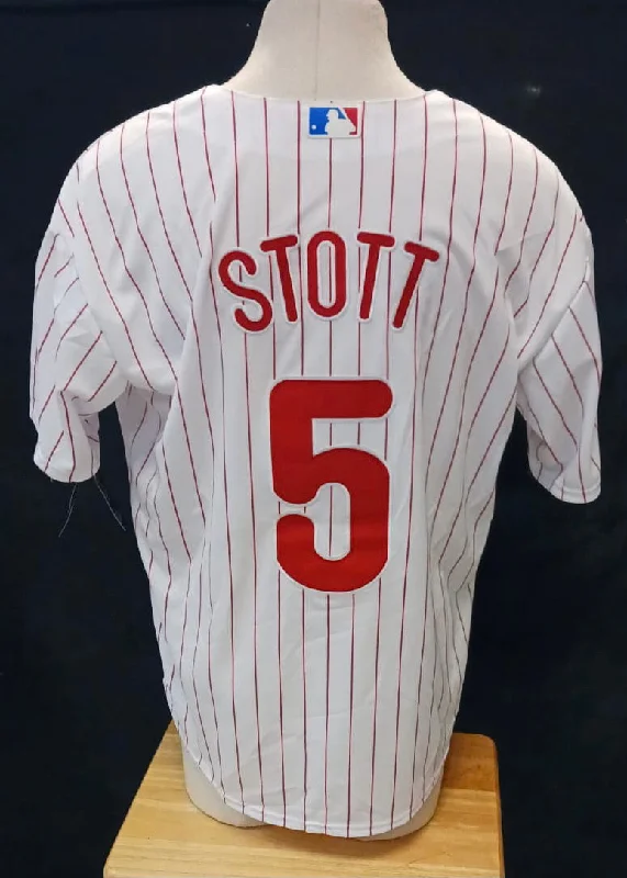 Bryson Stott Philadelphia Phillies Jersey white pinstripes