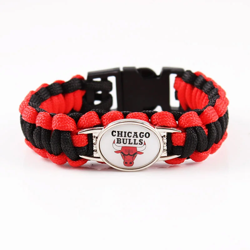 Chicago Bulls snap clasp bracelet