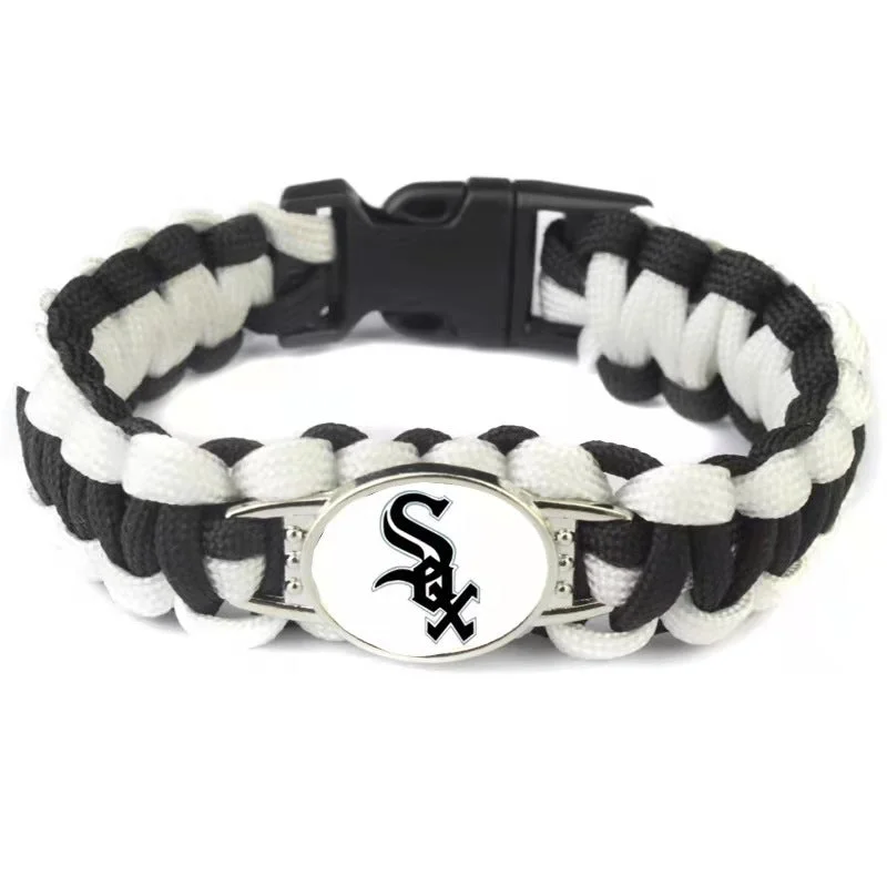 Chicago White Sox snap clasp bracelet