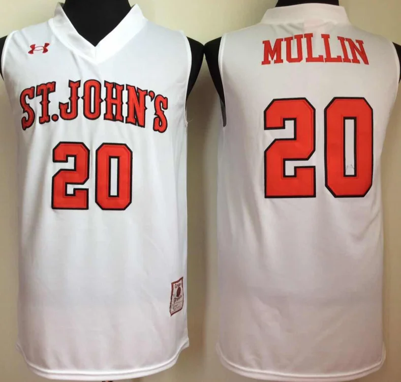 Chris Mullin St. John’s Red Storm Jersey White