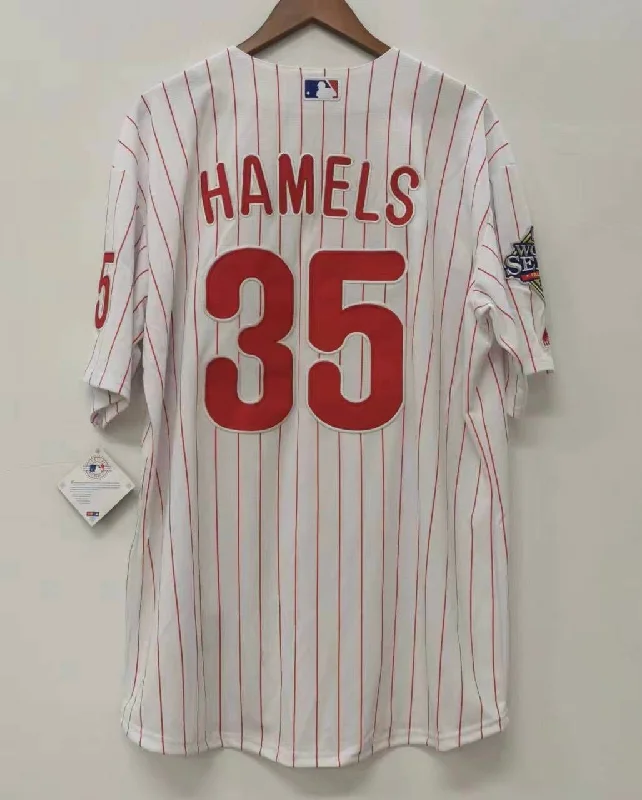 Cole Hamels Philadelphia Phillies Jersey white