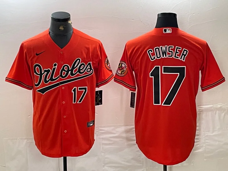 Colton Cowser Baltimore Orioles jersey Nike Orange