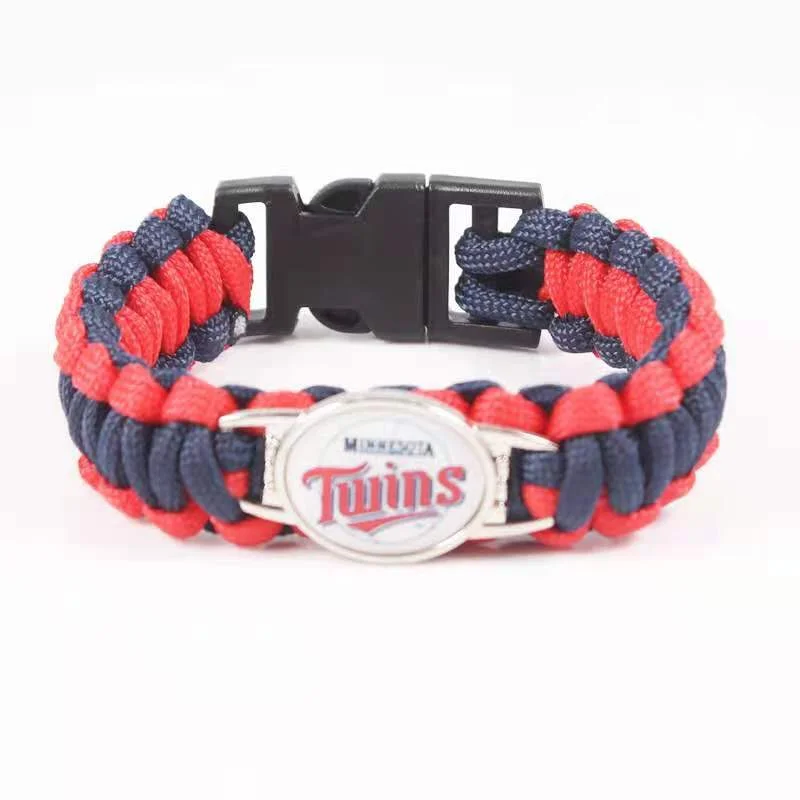 Minnesota Twins snap clasp bracelet