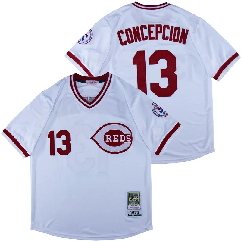 Dave Concepcion Cincinnati Reds Jersey Mitchell & Ness