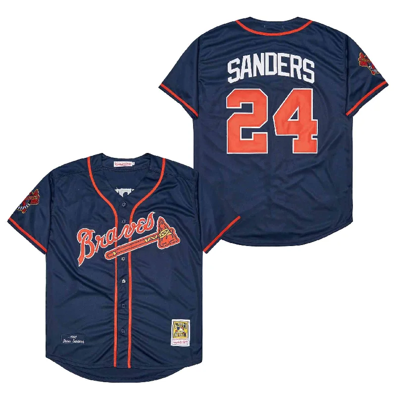 Deion Sanders Atlanta Braves 1992 Mitchell & Ness blue