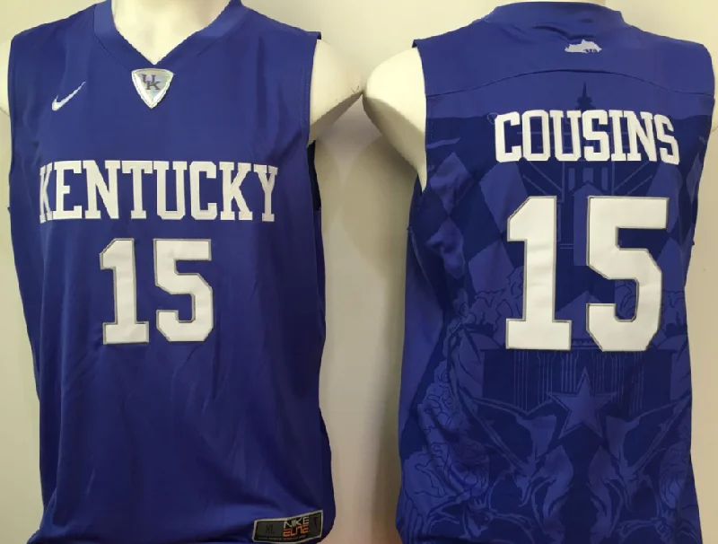 DeMarcus Cousins University of Kentucky Jersey Nike Blue