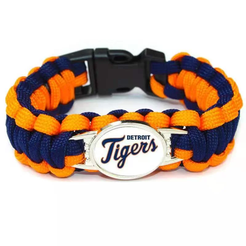 Detroit Tigers snap clasp bracelet