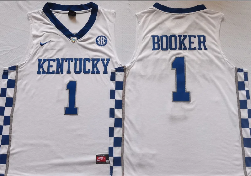 Devin Booker University of Kentucky Jersey Nike white