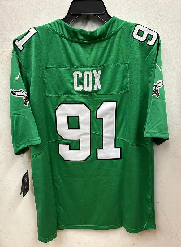 Fletcher Cox Philadelphia Eagles Jersey 2023 Kelly green