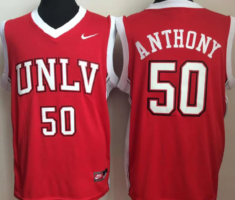 Greg Anthony UNLV Runnin Rebels Jersey red Nike