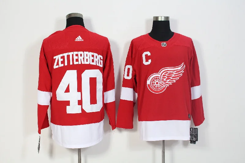 Henrik Zetterberg Detroit Red Wings Jersey Adidas