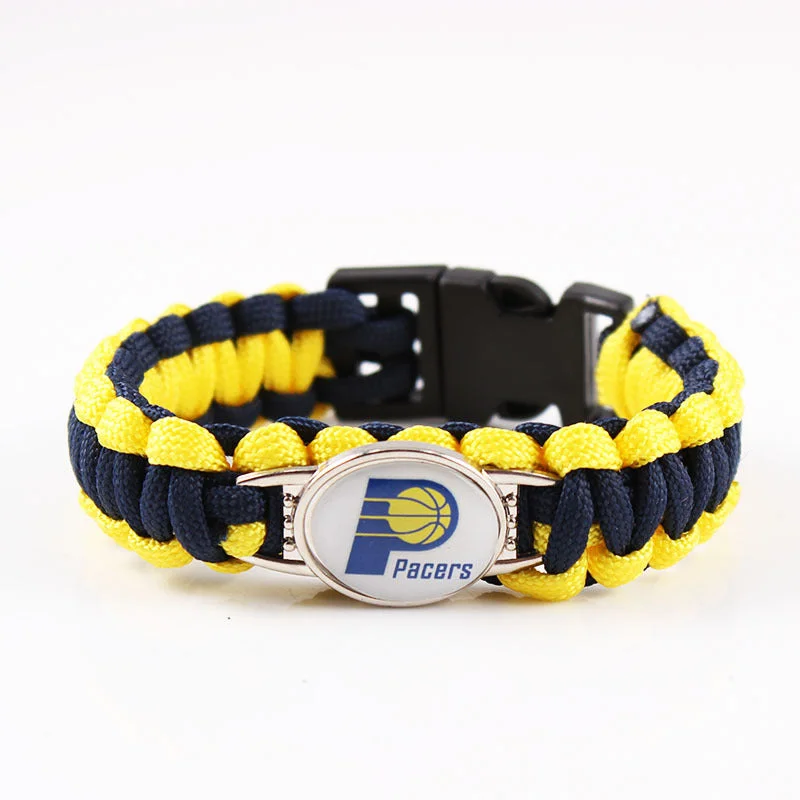 Indiana Pacers snap clasp bracelet