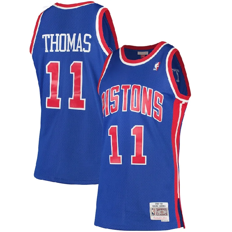 Isiah Thomas Detroit Pistons Jersey Mitchell & Ness