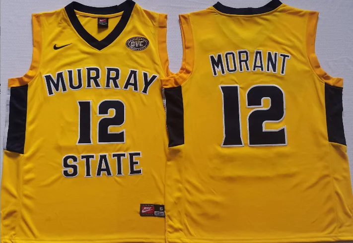 JA Morant Murray State Jersey NIKE yellow