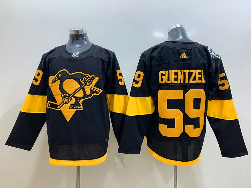 Jake Guentzel Pittsburgh Penguins Jersey black