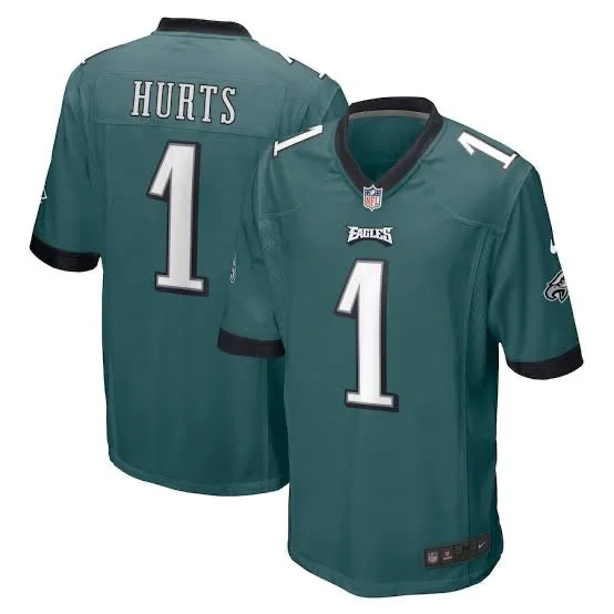 Jalen Hurts Philadelphia Eagles green NIKE Jersey