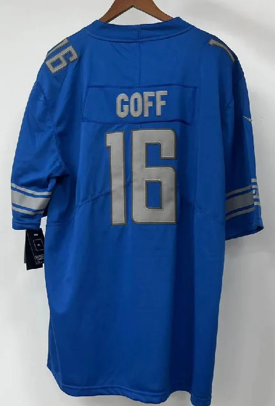 Jared Goff Detroit Lions Jersey blue Nike