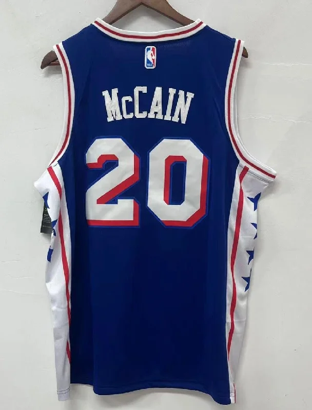 Jared McCain Philadelphia 76ers NBA Jersey NIKE Blue