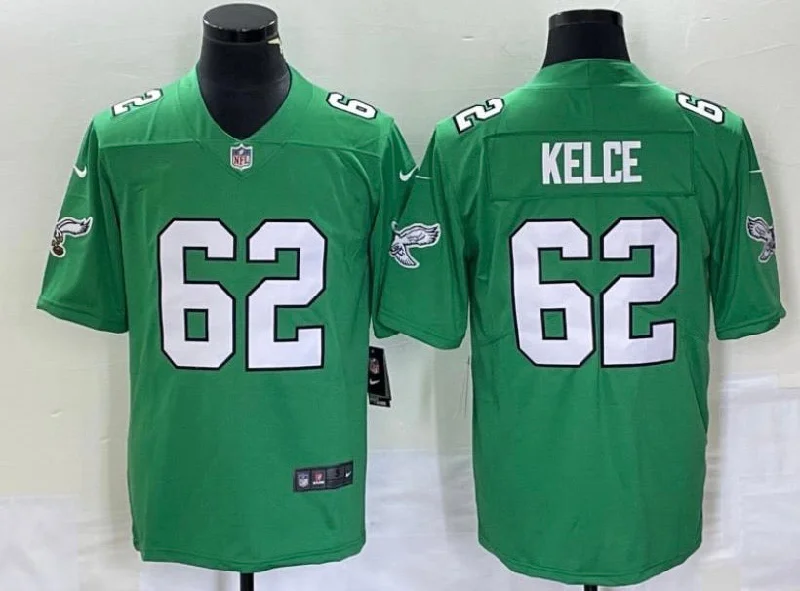 Jason Kelce Philadelphia Eagles Jersey Kelly Green