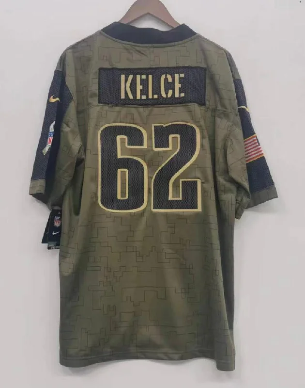 Jason Kelce Philadelphia Eagles military salute to service Jersey