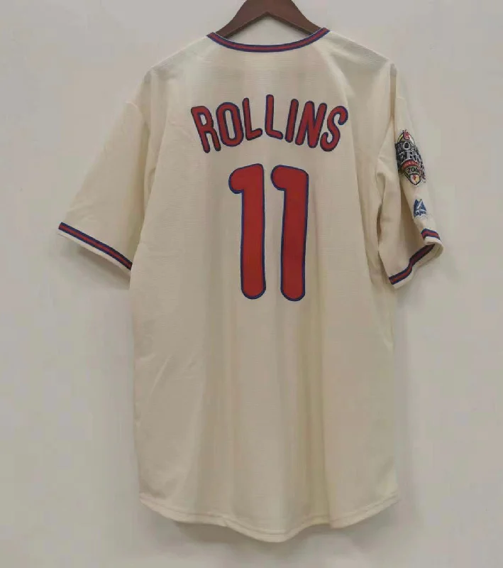 Jimmy Rollins Philadelphia Phillies Jersey 2008 World Series