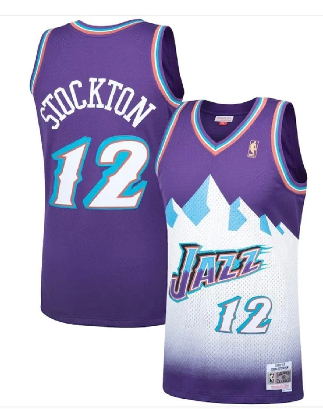 John Stockton Utah Jazz Jersey Mitchell & Ness