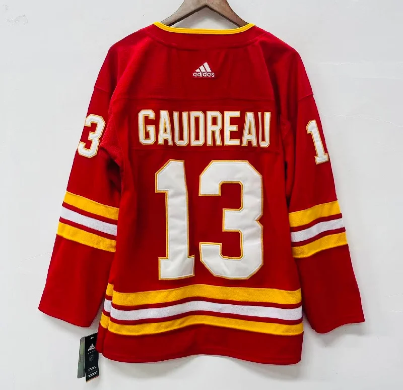 Johnny Gaudreau Calgary Flames Jersey Adidas