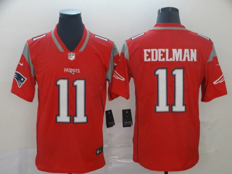 Julian Edelman New England Patriots Jersey red Nike