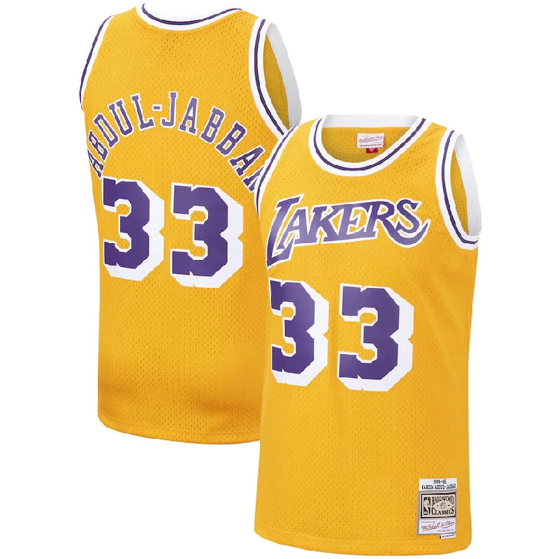 Kareem Abdul-Jabbar Los Angeles Lakers Jersey Mitchell & Ness