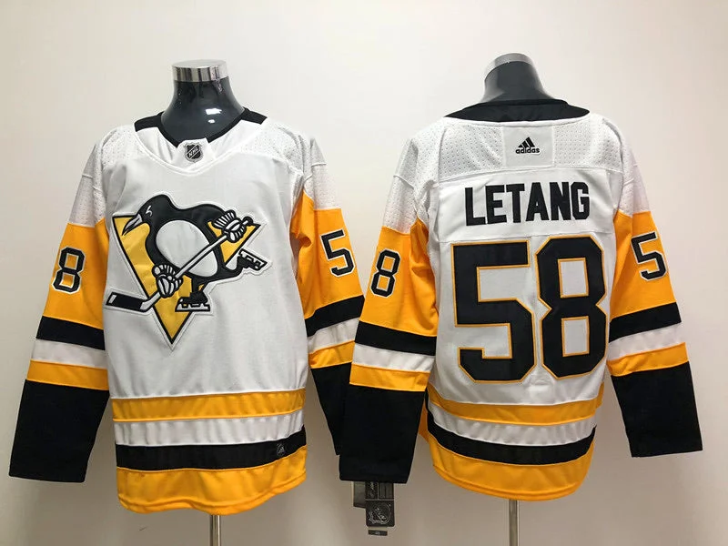 Kris Letang Pittsburgh Penguins Jersey white