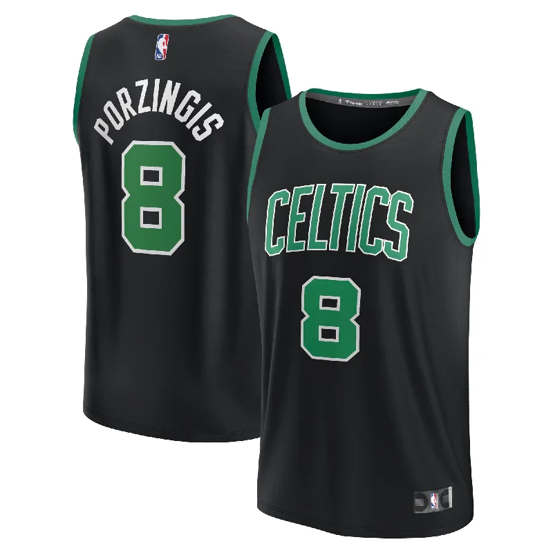 Kristaps Porzingis Boston Celtics NBA Nike Jersey black