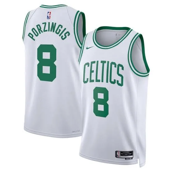 Kristaps Porzingis Boston Celtics NBA Nike Jersey white