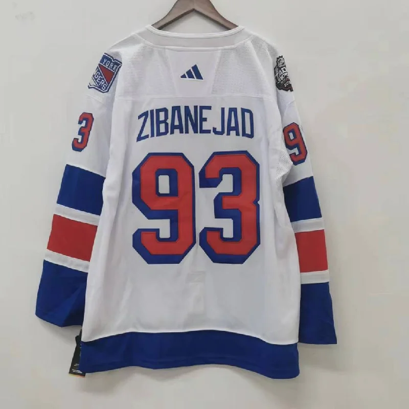 Mika Zibanejad New York Rangers 2024 Winter Classic Jersey