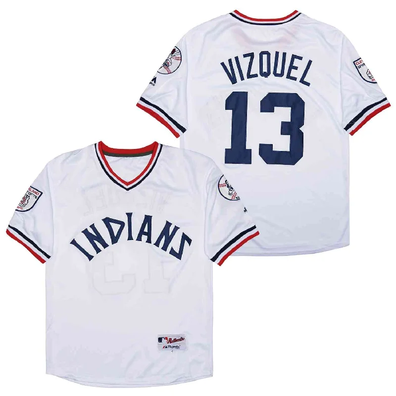 Omar Vizquel Cleveland Indians Jersey Majestic