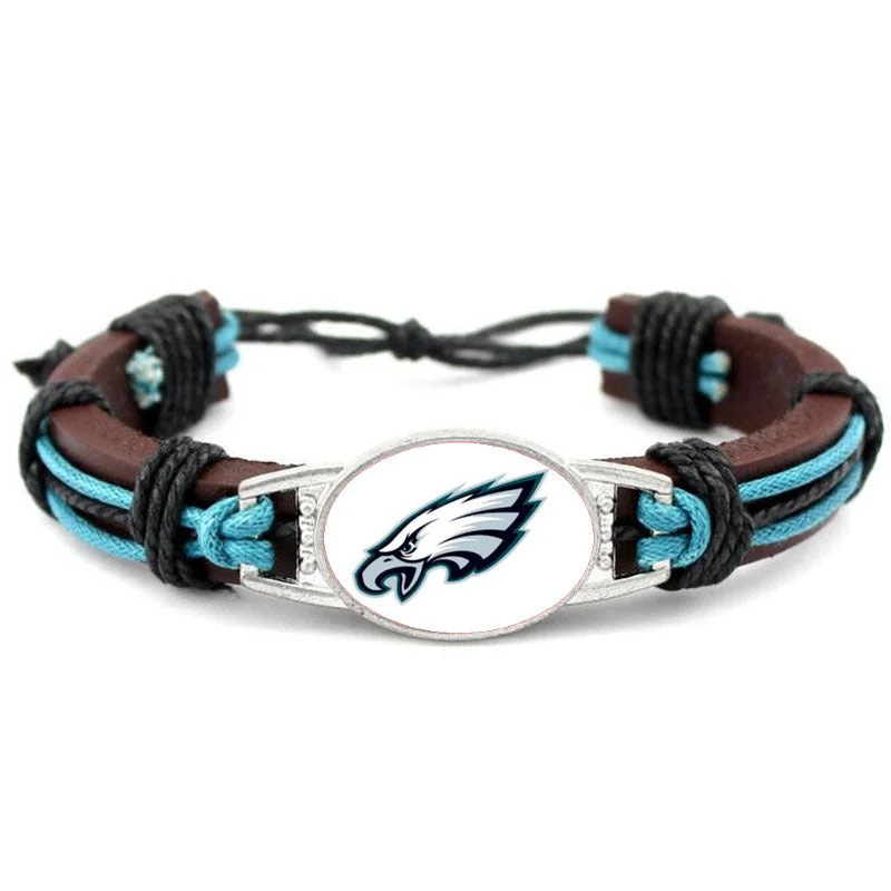 Philadelphia Eagles NFL leather bracelet