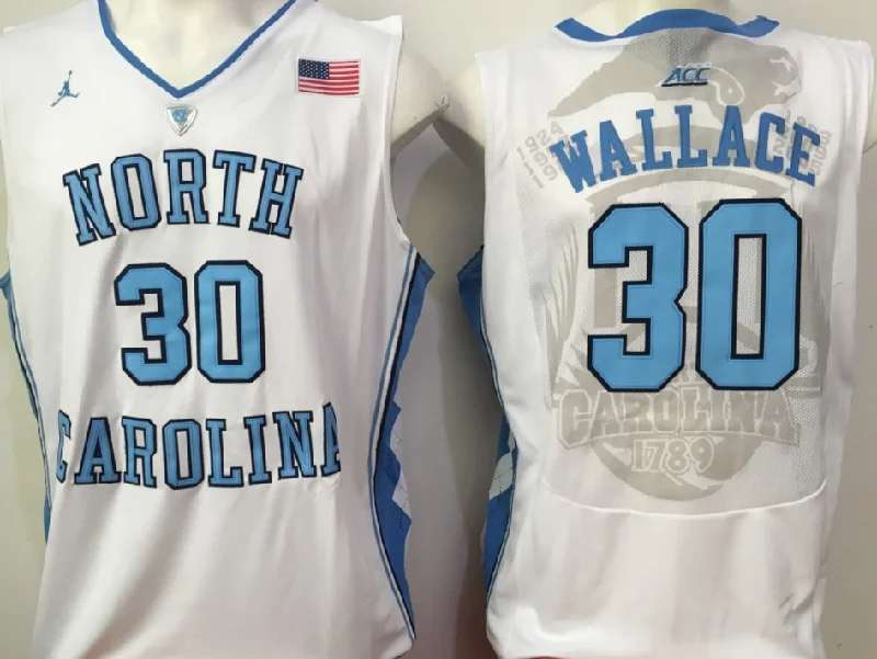 Rasheed Wallace North Carolina Tar Heels Jersey White