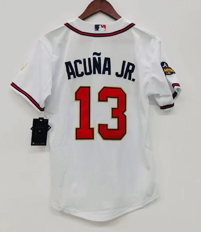 Ronald Acuña Jr. YOUTH Atlanta Braves jersey