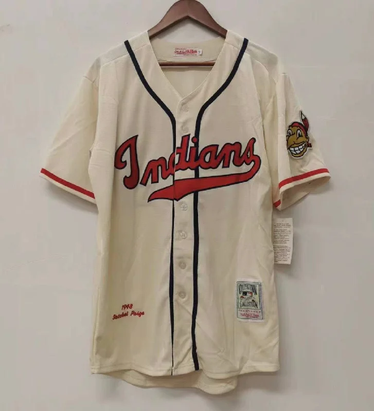 Satchel Paige Cleveland Indians Jersey Mitchell & Ness