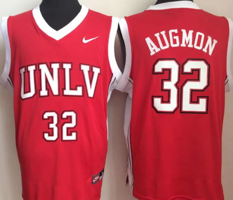 Stacey Augmon UNLV Runnin Rebels Jersey red Nike