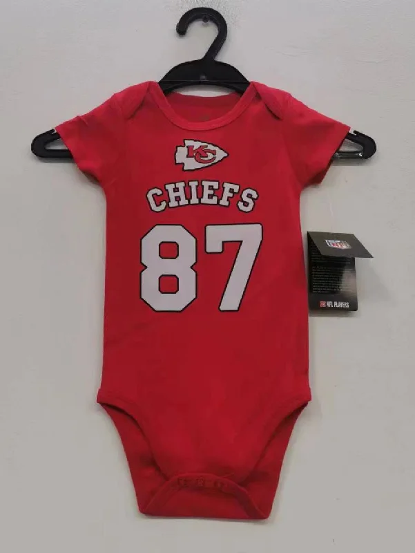 Travis Kelce Kansas City Chiefs baby onesie creeper snap suit b/t