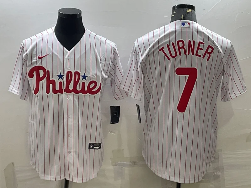 Trea Turner Philadelphia Phillies Official MLB Nike Jersey white