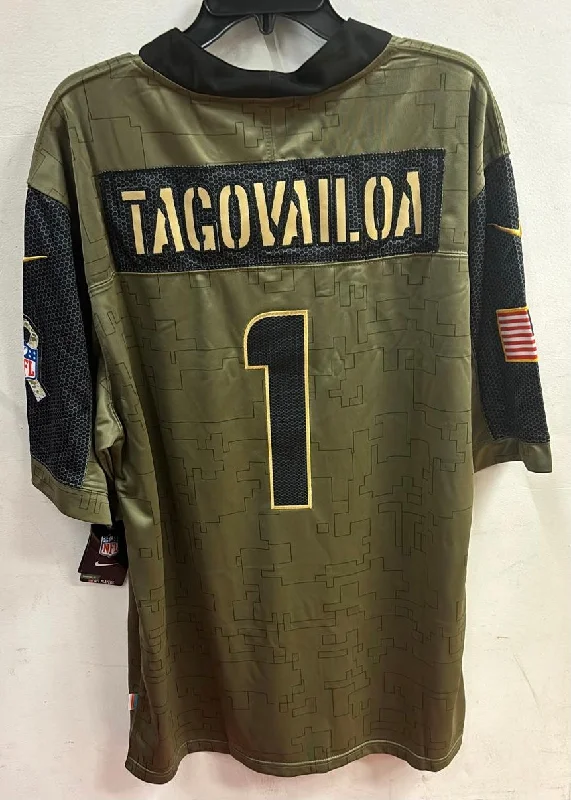 Tua Tagovailoa Miami Dolphins military salute to service Jersey