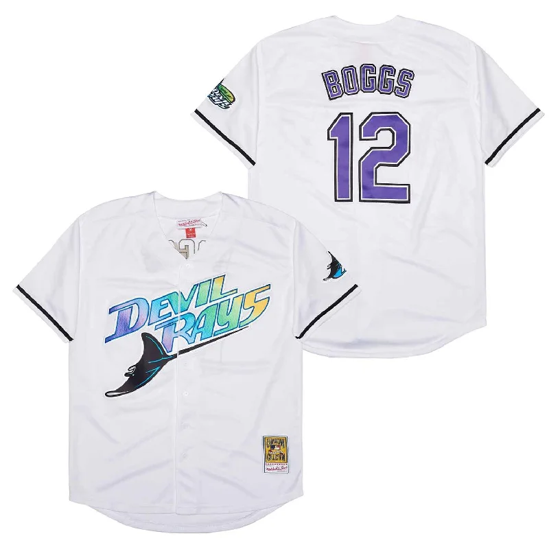 Wade Boggs Tampa Bay Devil Rays Jersey Mitchell & Ness