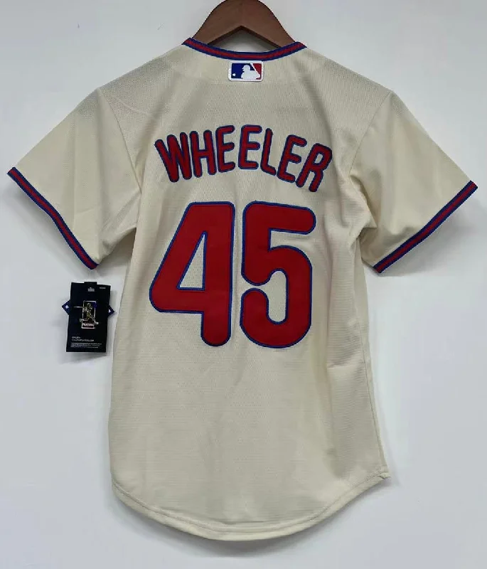 Zack Wheeler Philadelphia Phillies Jersey cream