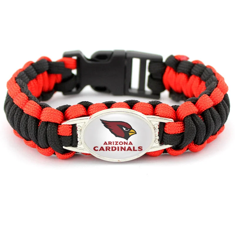 Arizona Cardinals snap clasp bracelet