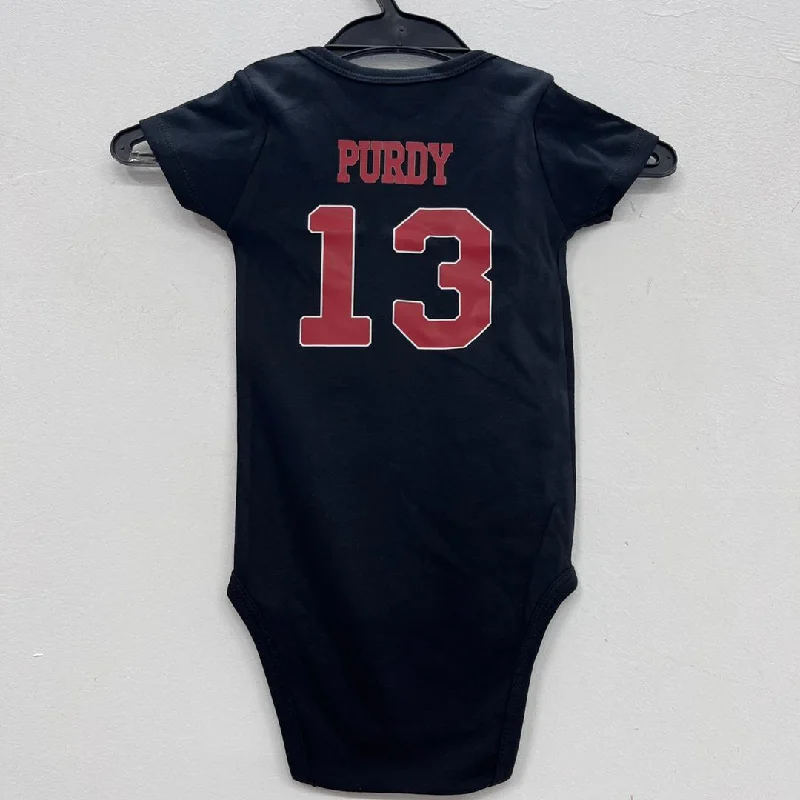 Brock Purdy San Francisco 49ers baby onesie creeper snap suit b/t