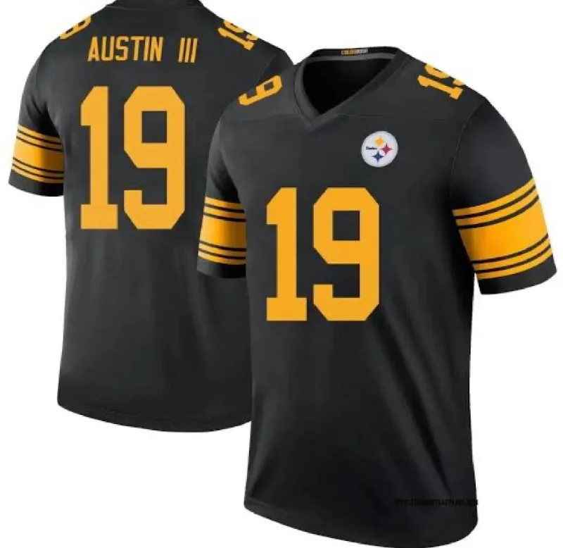 Calvin Austin III Youth Kids Pittsburgh Steelers Official NFL Nike Color Rush Jersey