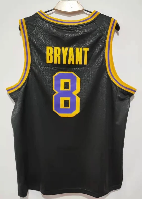 Kobe Bryant Snakeskin material YOUTH Los Angeles Lakers jersey black