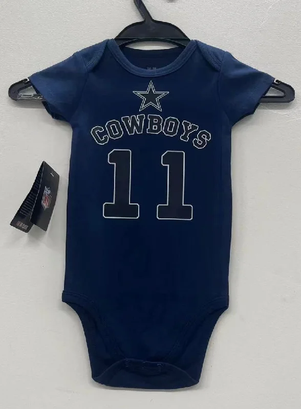 Dallas Cowboys Micah Parsons baby onesie creeper snap suit b/t